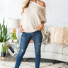 Upper East Side Snuggles Tunic Sweater in Ivory Image - 1