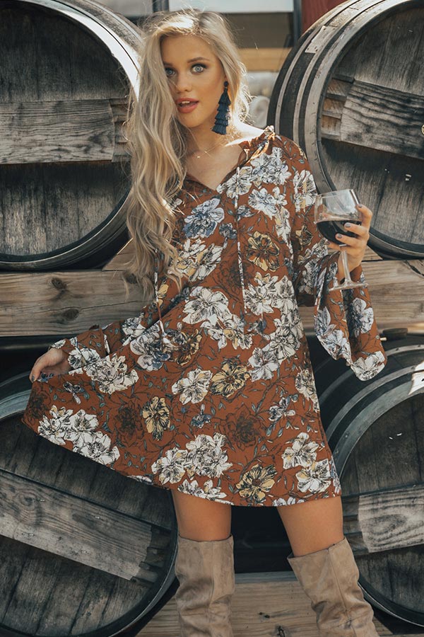 Spritzers in Soho Floral Shift Dress Image - 1