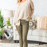 Warm Fuzzy Feelin' Sweater in Ivory Image - 1