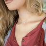 Luna Divine Necklace in Rose Gold Image - 1