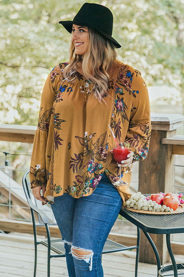 Berkshire Bubbles Floral Shift Top Curves Image - 3