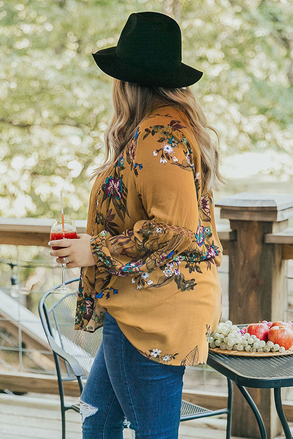 Berkshire Bubbles Floral Shift Top Curves Image - 4