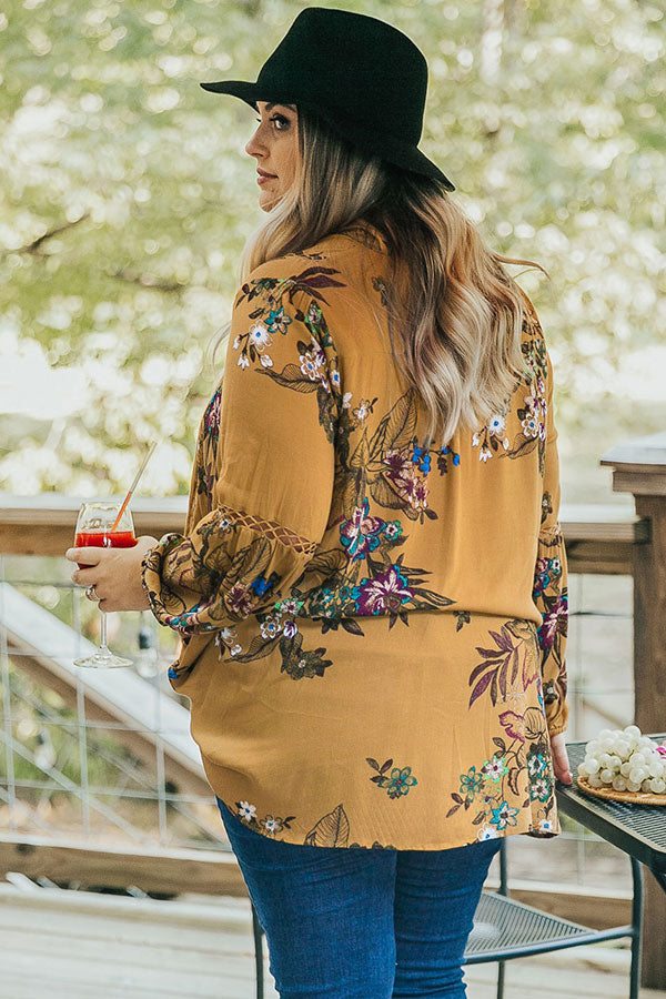 Berkshire Bubbles Floral Shift Top Curves Image - 5