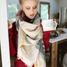 Cold Night Kisses Blanket Scarf Image - 1