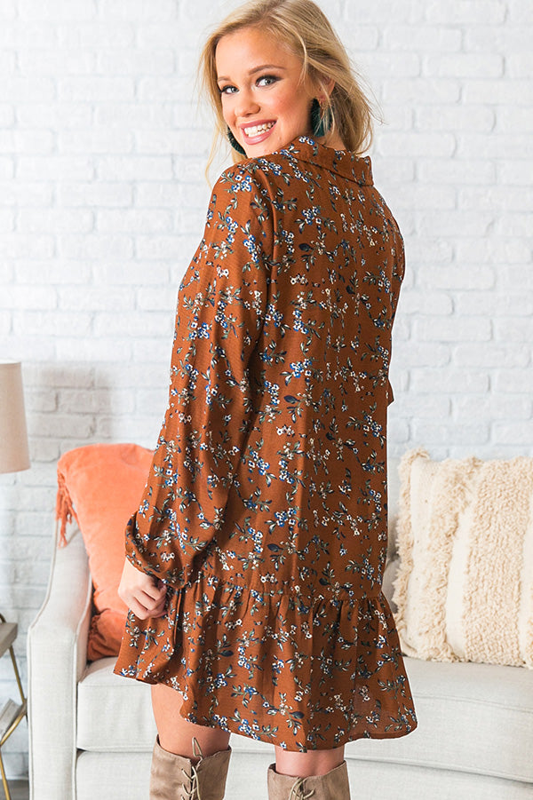 Shades Of Pretty Floral Shift Dress Image - 4