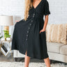 Love At First Midi Dress In Black Image - 1