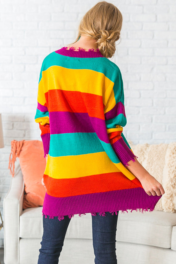 Outside The Lines Tunic Sweater Image - 4