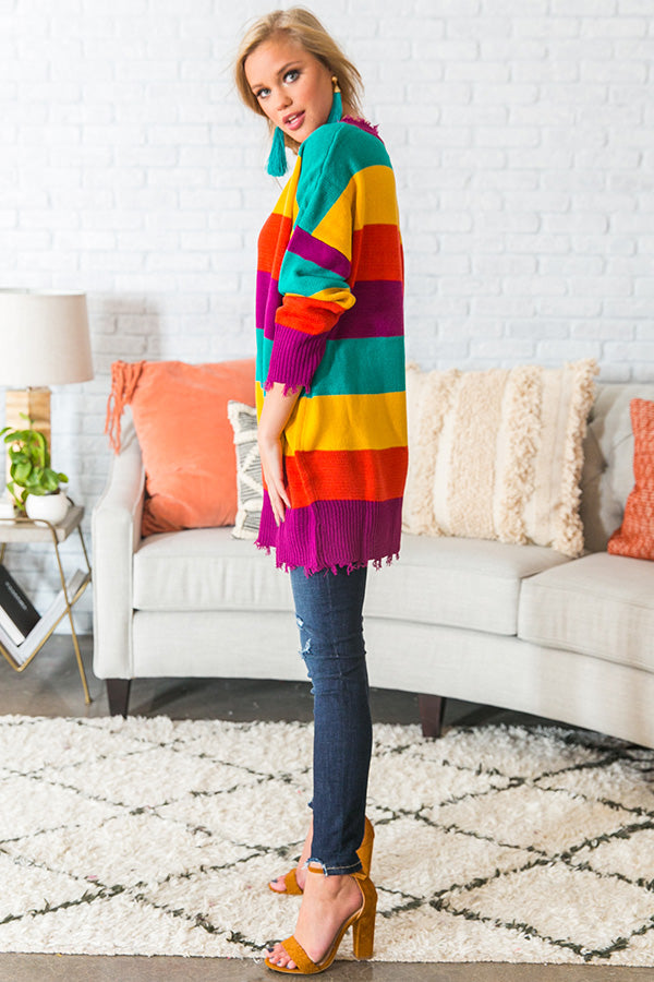 Outside The Lines Tunic Sweater Image - 3