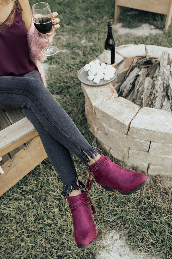 The Willow Faux Suede Bootie