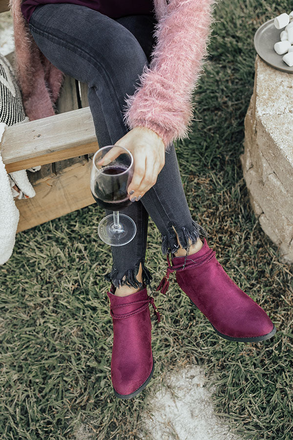 The Willow Faux Suede Bootie Image - 3