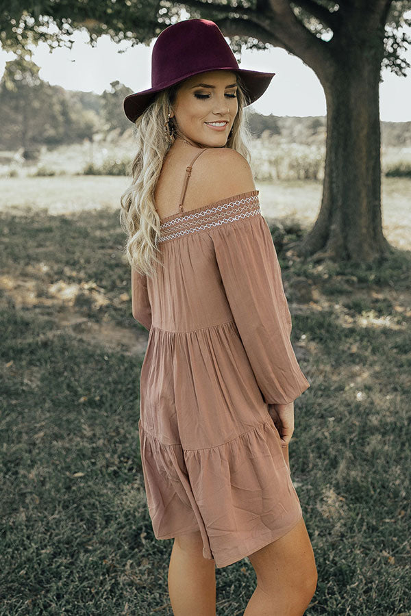 Stunning Under The Starlight Embroidered Shift Dress Image - 3