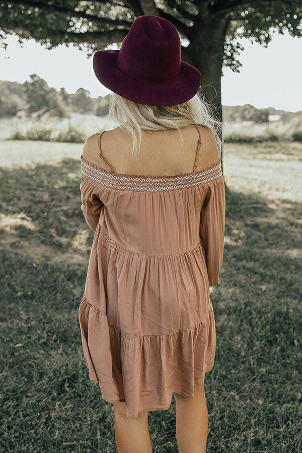 Stunning Under The Starlight Embroidered Shift Dress Image - 4