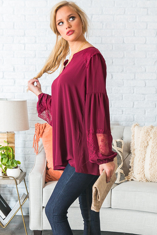 Cabernet Sauvignon Sippin' Shift top Image - 3