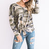 Camo Retreat Tie Top Image - 1