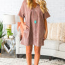 Take A Chance Corduroy Shift Dress in Latte Image - 1