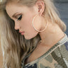Overnight Sensation Hoop Earrings in Rose Gold Image - 1