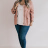 Chilled Wine Divine Lightweight Jacket In Blush Curves Image - 1