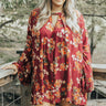 Savannah Weekend Floral Shift Dress Curves Image - 1