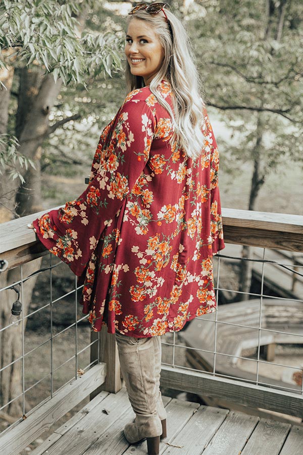 Savannah Weekend Floral Shift Dress Curves Image - 3