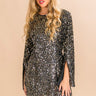 City Lights Sequin Shift Dress Image - 1