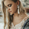 London Dreaming Tassel Earrings in Ivory Image - 1