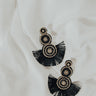 Hopelessly Devoted Earrings In Black Image - 1