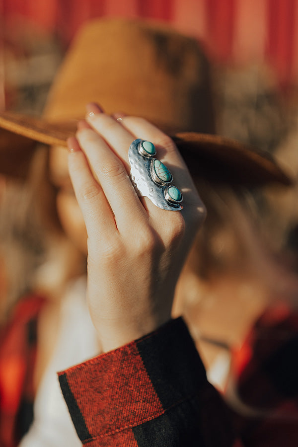 Above The Rest Turquoise Ring Image - 1