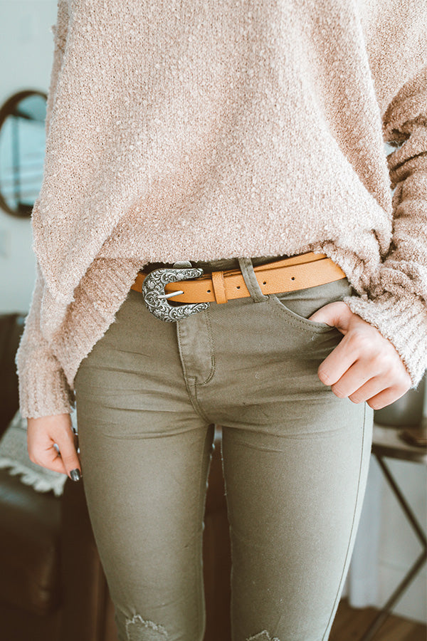 Finishing Touch Belt In Brown Image - 1