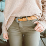 Finishing Touch Belt In Brown Image - 1