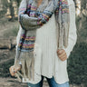Sugar And Snowfall Tassel Scarf Image - 1