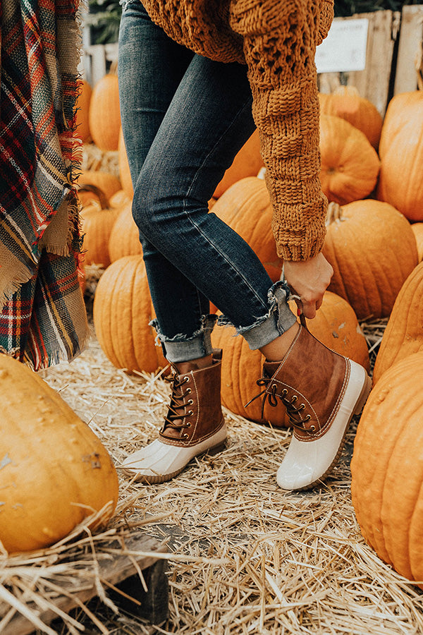The Kenzie Boot in Cream Image - 1