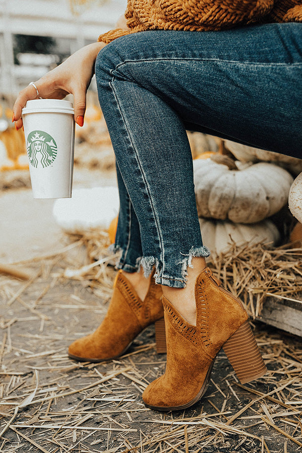 The Louisa Faux Suede Bootie Image - 3