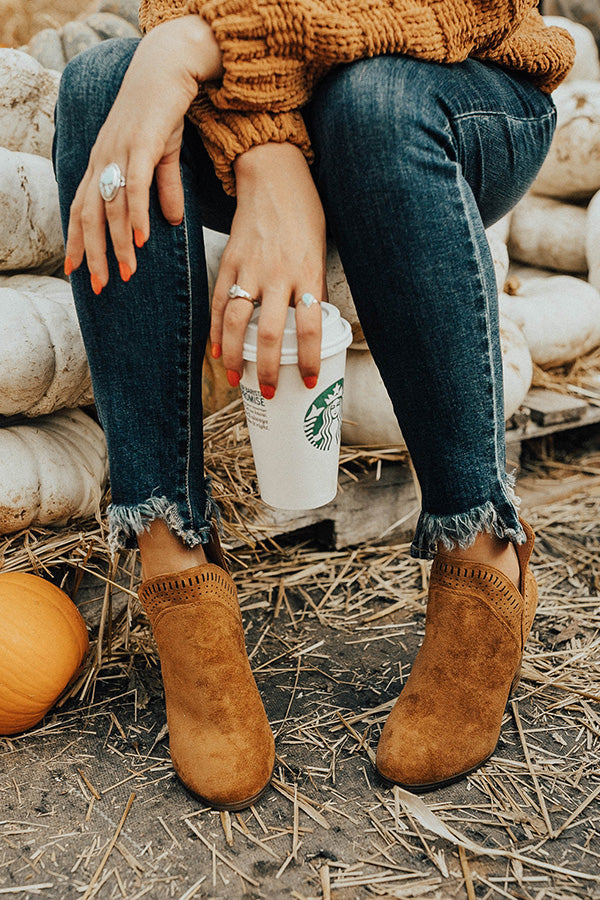 The Louisa Faux Suede Bootie Image - 2