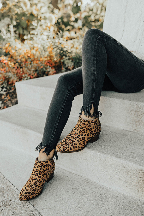 The Bri Leopard Bootie Image - 1