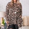 Weeknight Wine Leopard Shift Tunic Curves Image - 1