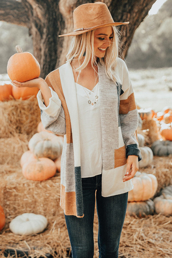 Woodland Wonderful Color Block Cardigan Image - 1