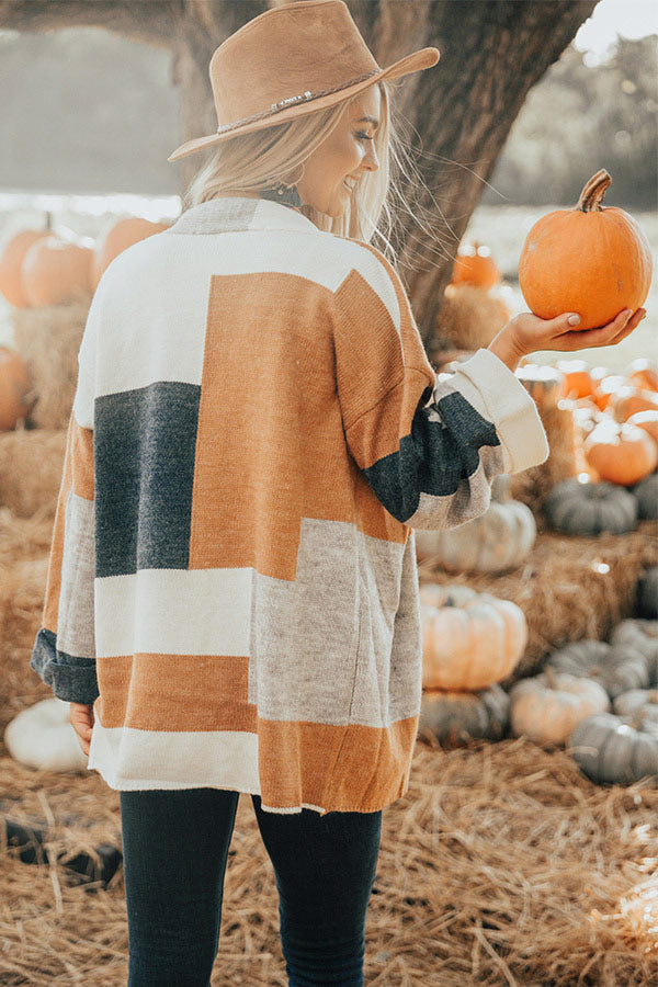 Woodland Wonderful Color Block Cardigan Image - 3