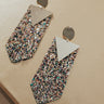 Ultimate Fringe-Ship Glitter Earrings In Multi Image - 1