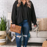 Livin' Luxe Shift Top in Black Curves Image - 1