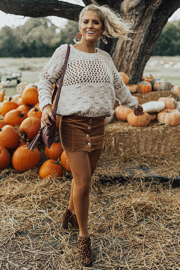 The Angelina Button Down Skirt Image - 2