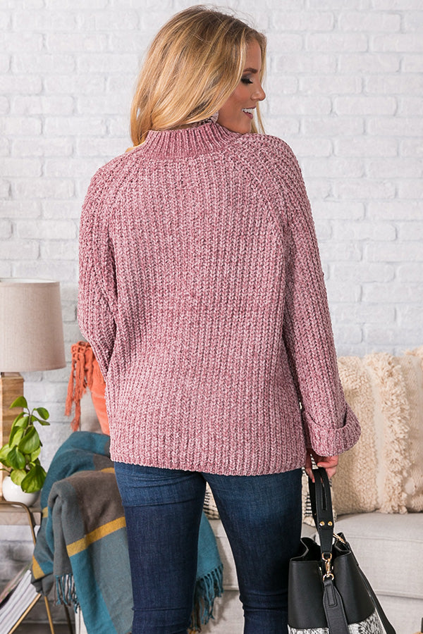 Snowflakes in Soho Chenille Sweater Image - 4