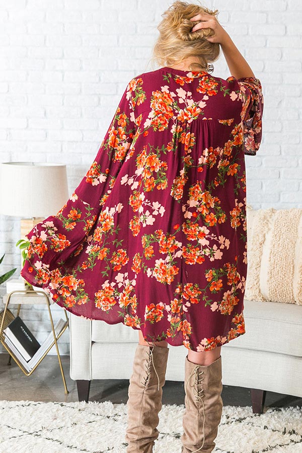 Savannah Weekend Floral Shift Dress Image - 4