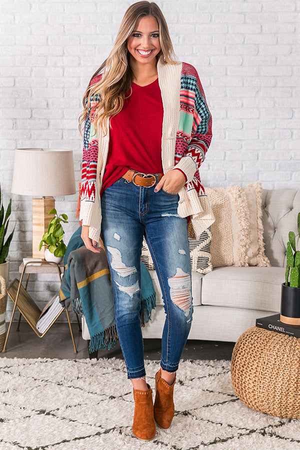 Wrapped In Winter Knit Cardigan Image - 2