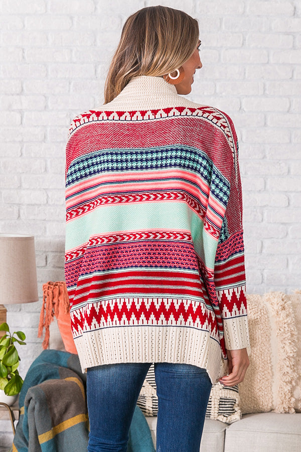 Wrapped In Winter Knit Cardigan Image - 4