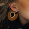 The City Scene Earrings In Mustard Image - 1