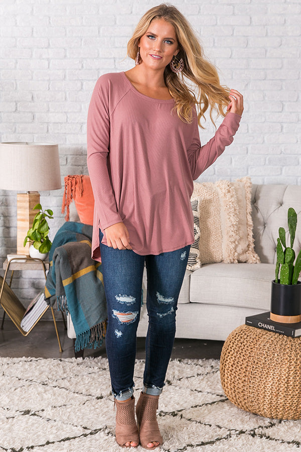 Beyond Blissful Shift Top in Blush • Impressions Online Boutique