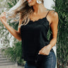 Everlasting Love Lace Tank In Black Image - 1