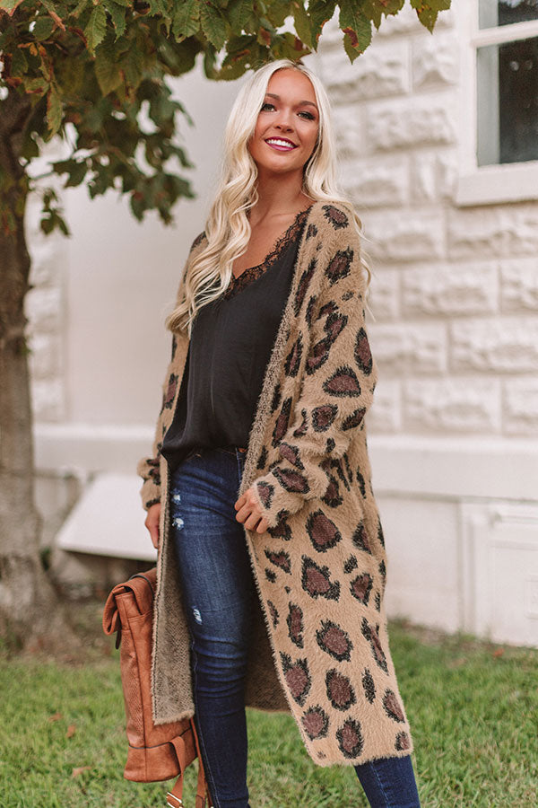 Drive Me Wild Leopard Cardigan Image - 1