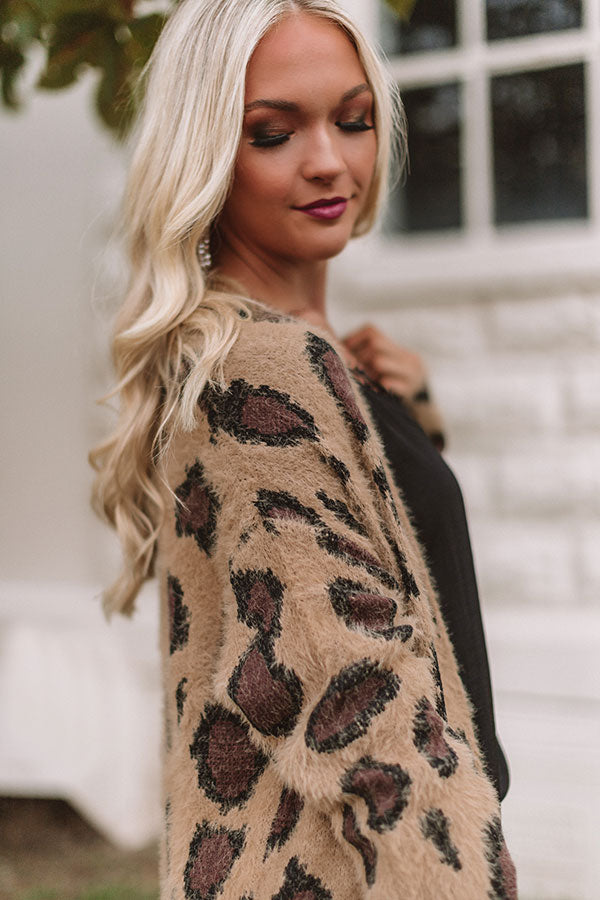 Drive Me Wild Leopard Cardigan Image - 5