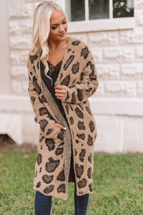 Drive Me Wild Leopard Cardigan Image - 4